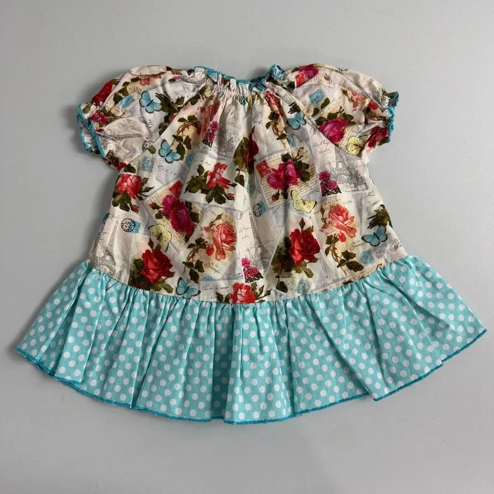 Elizabeth & Me Made In Alabama Baby Girls Vintage Inspired Dress Size 6 Months